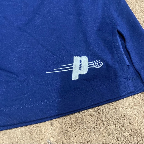 Prince Pickleball Women's Mid-Rise Mini Slit Skort Embroidered XXL Blue - Picture 3 of 6